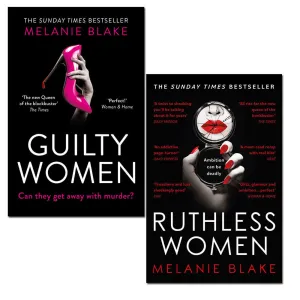 Melanie Blake Collection 2 Books Set Guilty Women, Ruthless Women