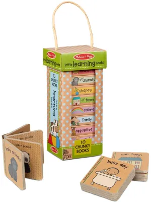 Melissa & Doug Children's Book - Natural Play Book Tower: Little Learning Books
