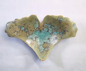 Meya - Wall Sculpture - Crystal Ginkgo - Small (Assorted Colors)