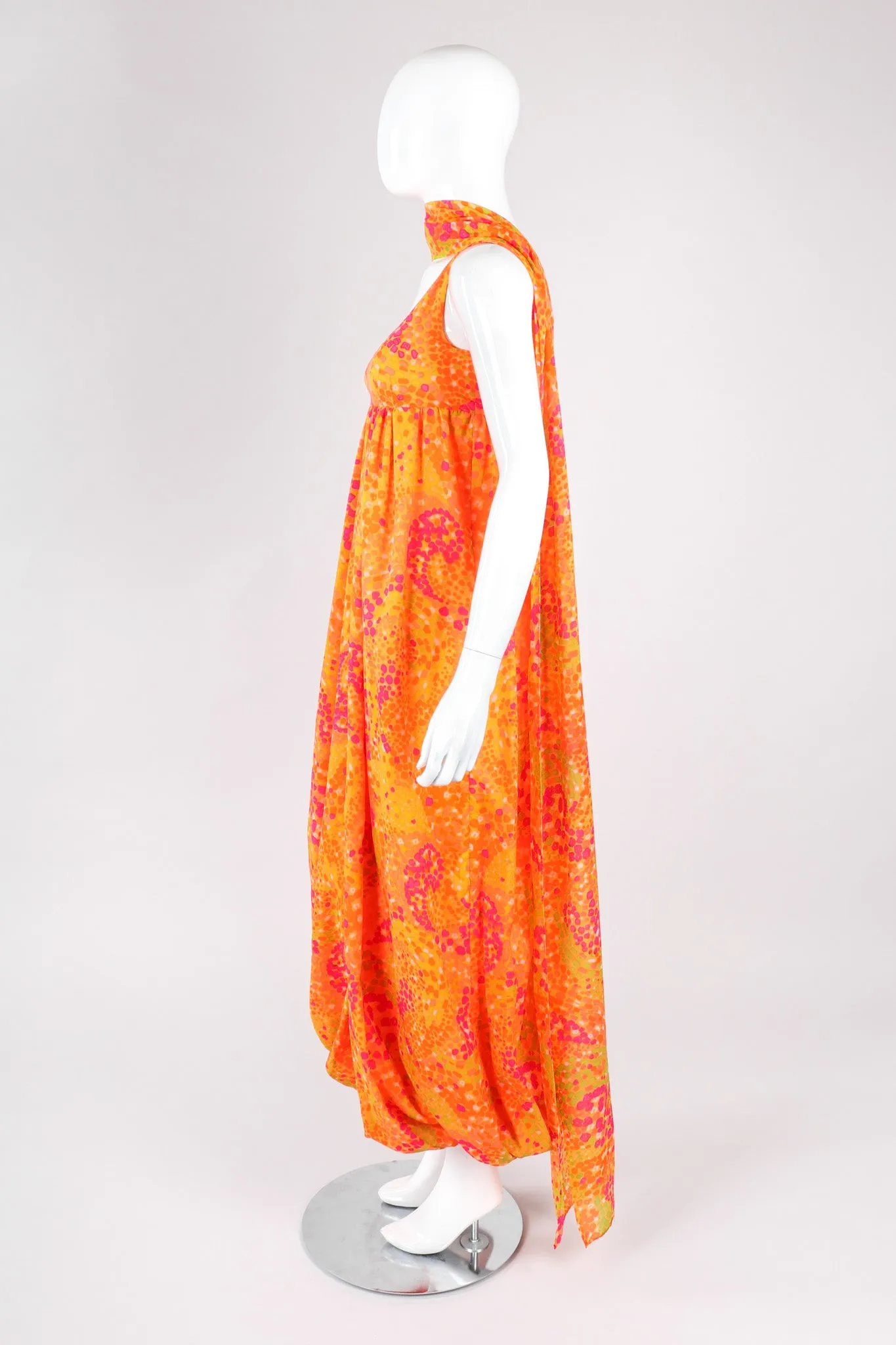 Mod Print Harem Jumpsuit