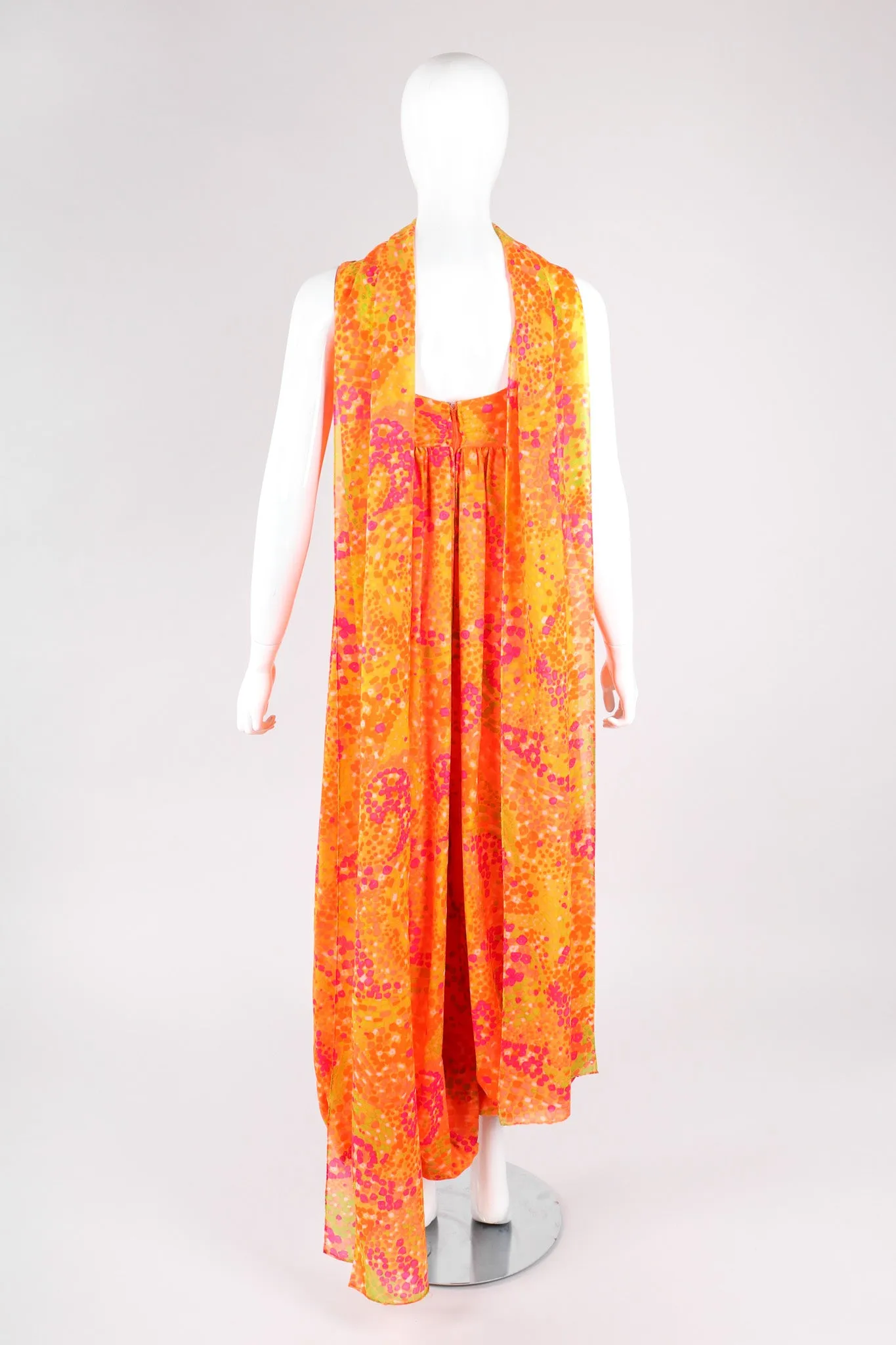 Mod Print Harem Jumpsuit