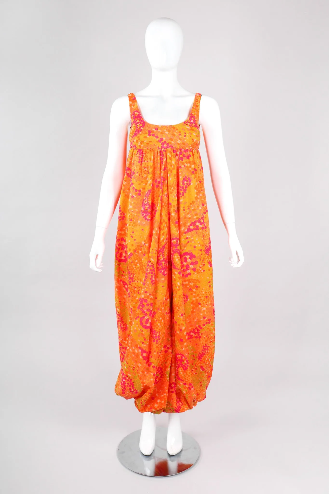 Mod Print Harem Jumpsuit