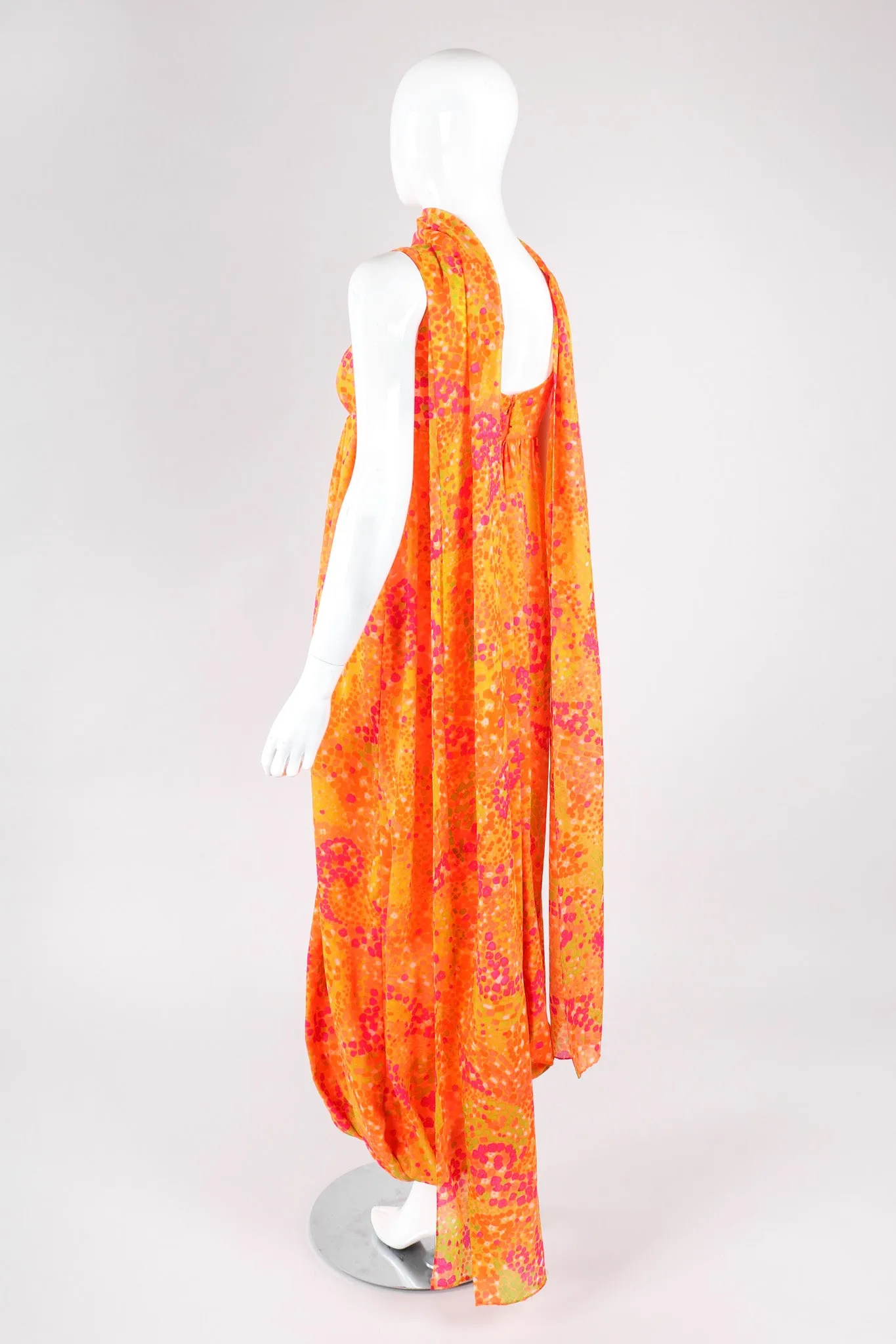 Mod Print Harem Jumpsuit