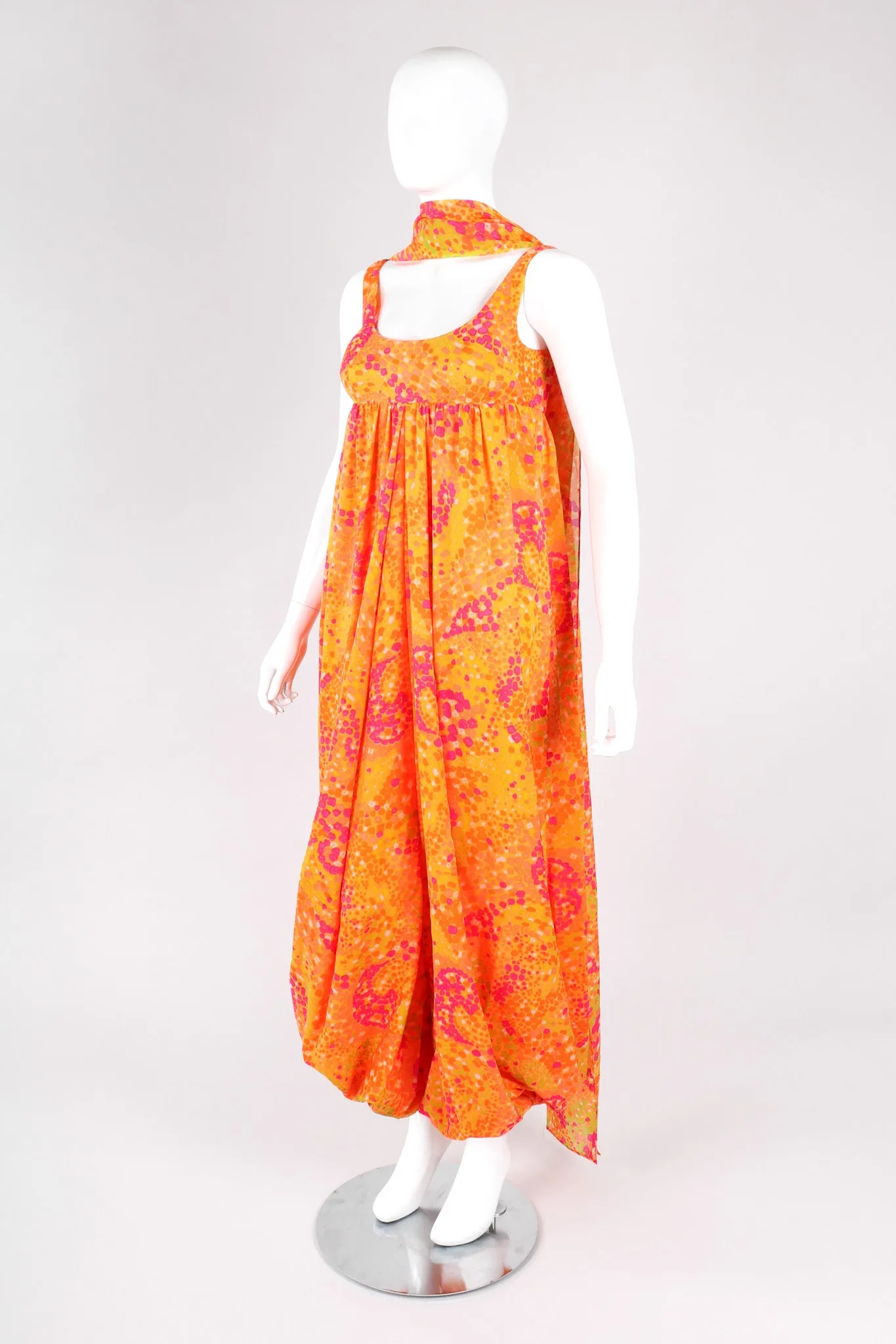 Mod Print Harem Jumpsuit