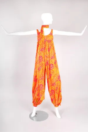 Mod Print Harem Jumpsuit
