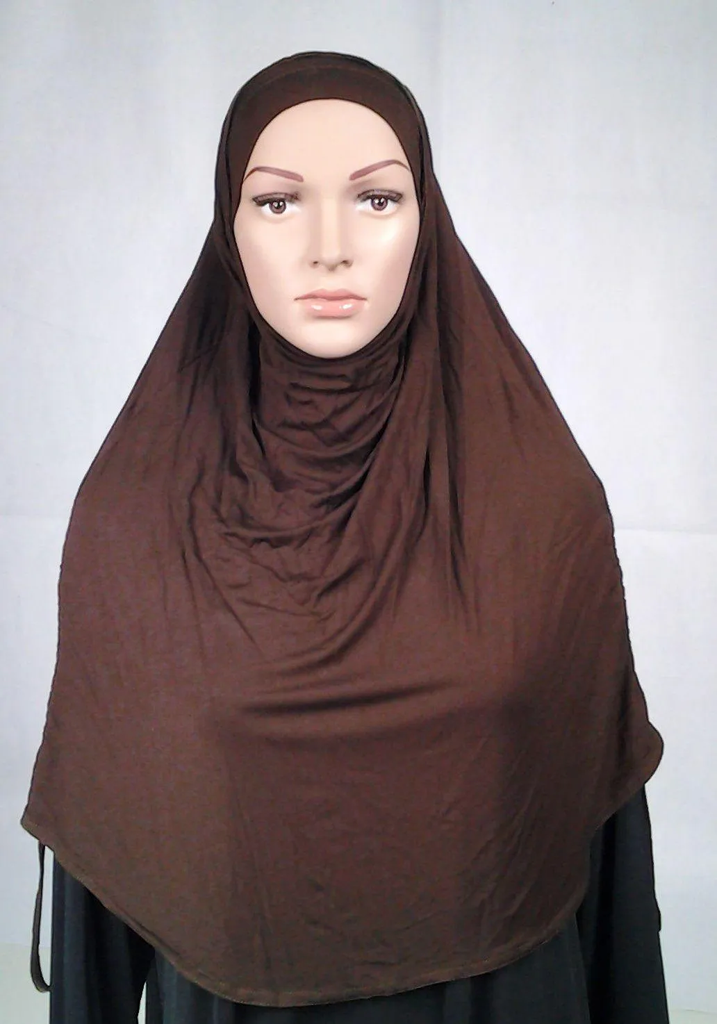 Modal Cotton 2 Piece Amira Hijab Islamic Scarf Shawls Muslim Head Wrap