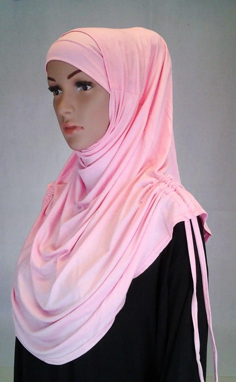 Modal Cotton 2 Piece Amira Hijab Islamic Scarf Shawls Muslim Head Wrap