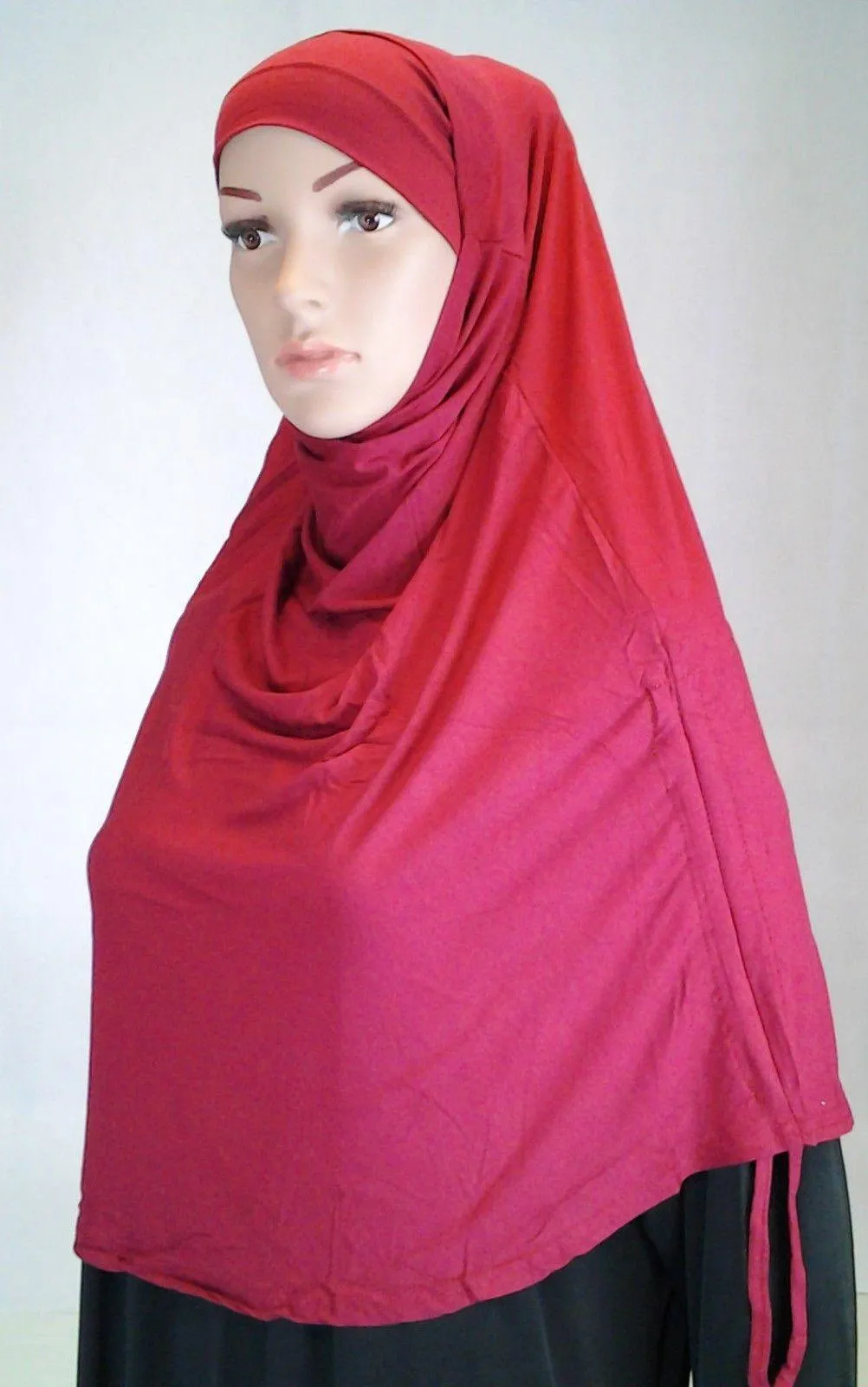 Modal Cotton 2 Piece Amira Hijab Islamic Scarf Shawls Muslim Head Wrap