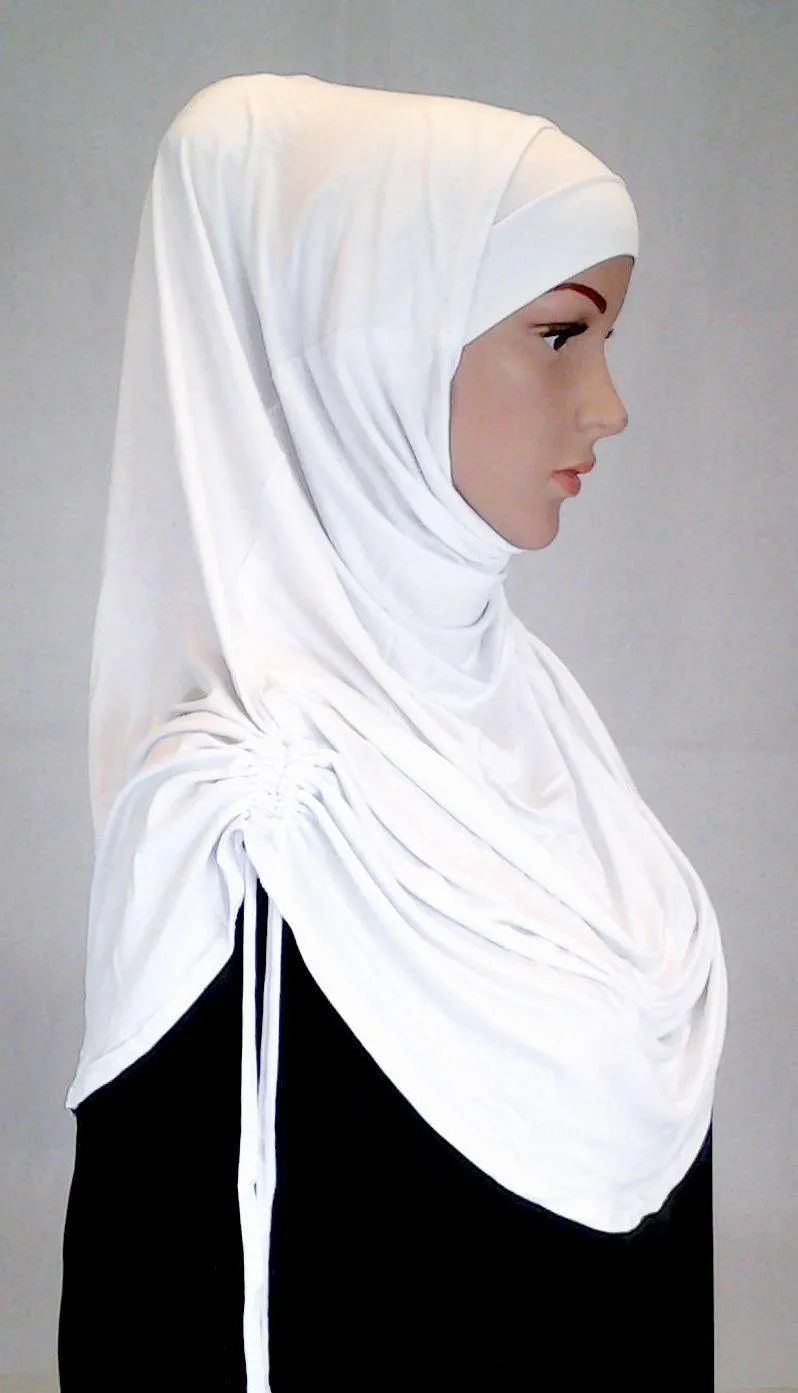 Modal Cotton 2 Piece Amira Hijab Islamic Scarf Shawls Muslim Head Wrap