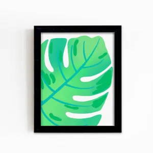 Monstera Leaf Print