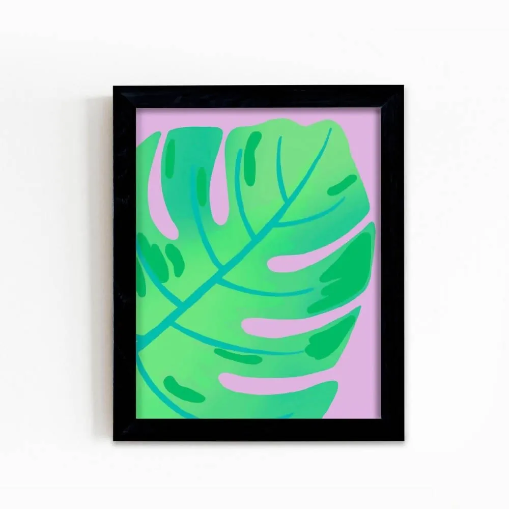 Monstera Leaf Print