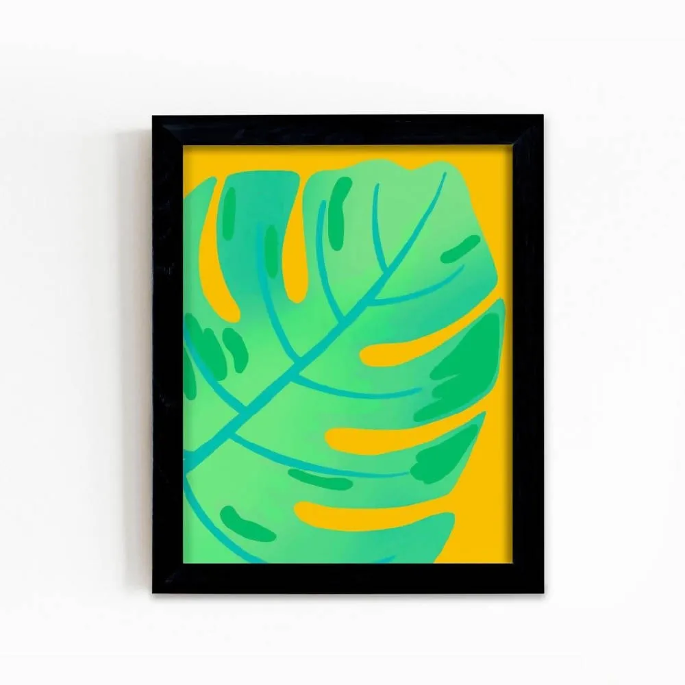 Monstera Leaf Print