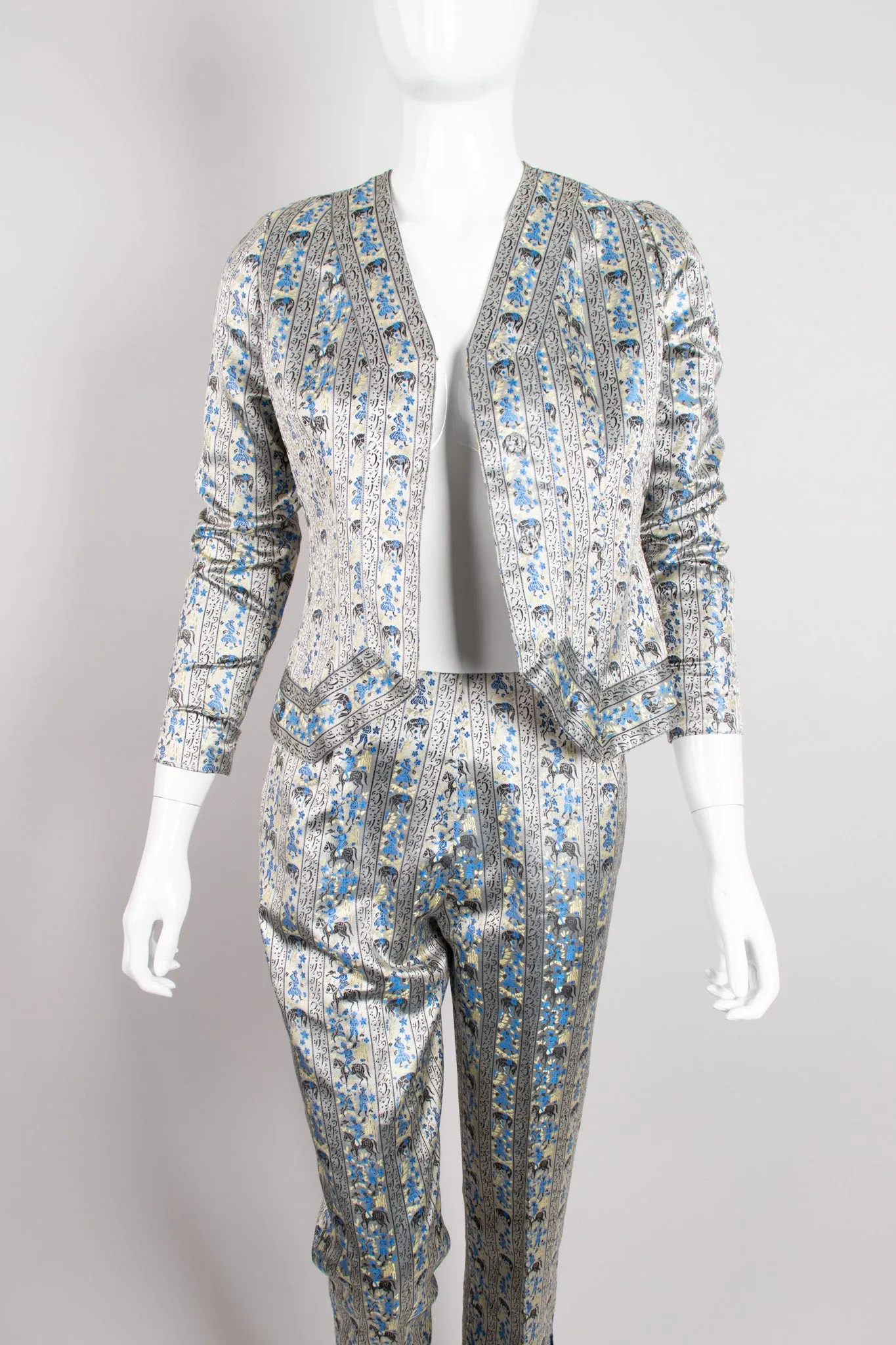 Moroccan Fantasia Brocade Jacket & Pant Set