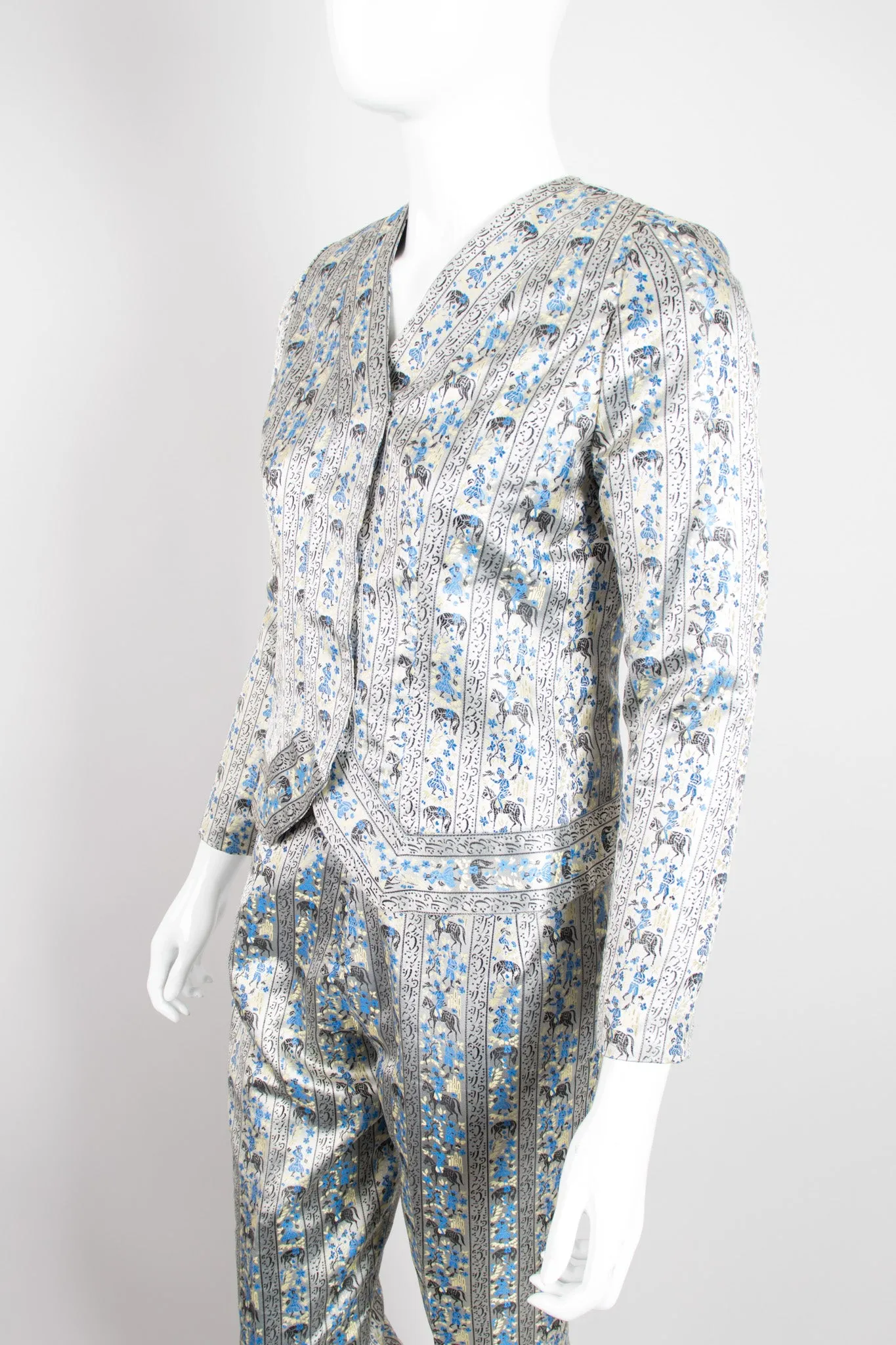 Moroccan Fantasia Brocade Jacket & Pant Set