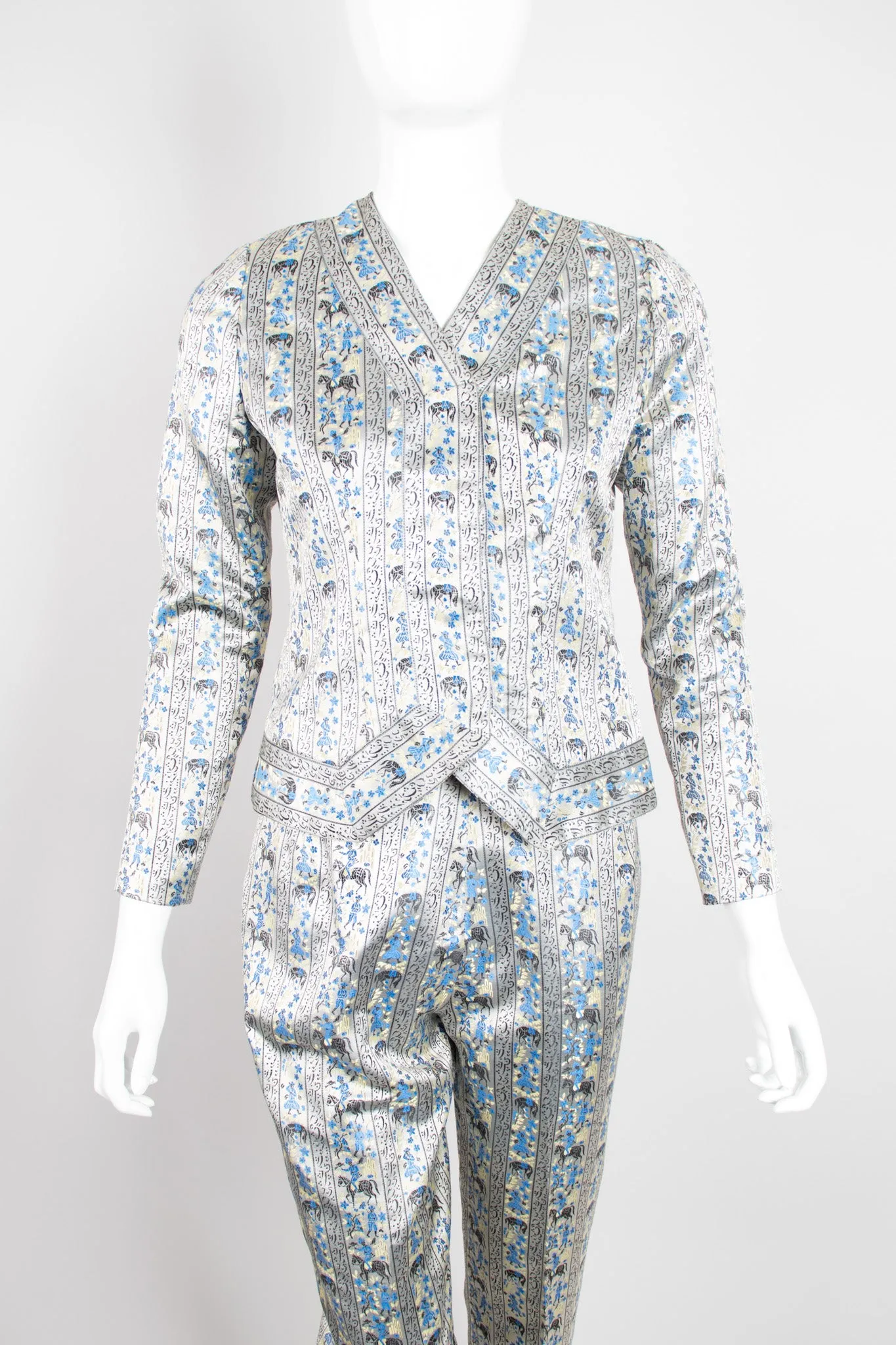 Moroccan Fantasia Brocade Jacket & Pant Set