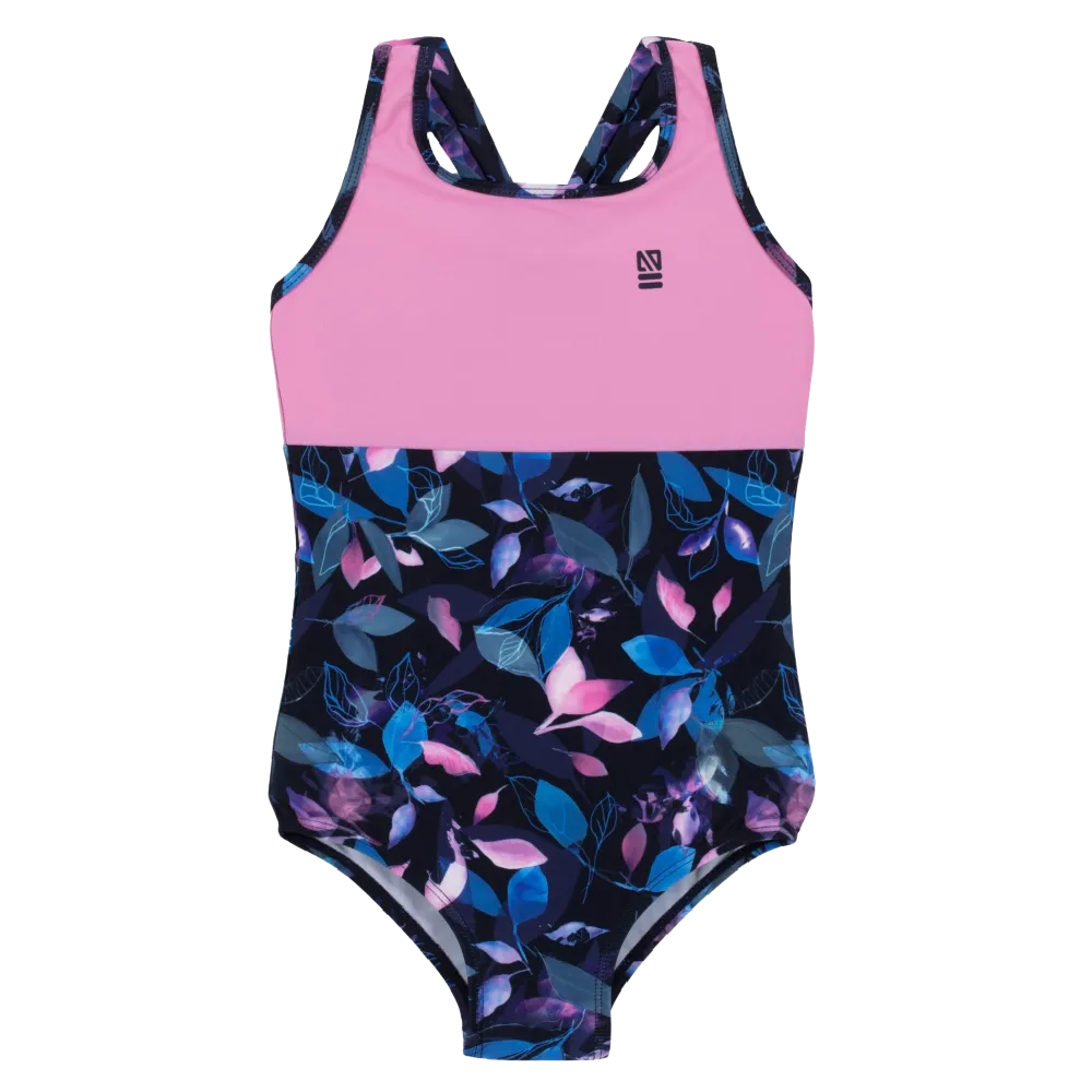 Nano Swimwear One Piece Tropical with Pink Top