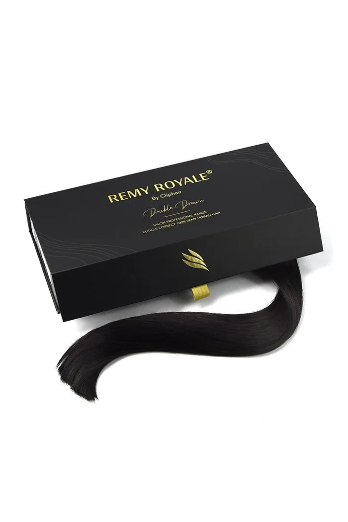 Natural/Off Black (#1B) Nano Ring Hair Extensions