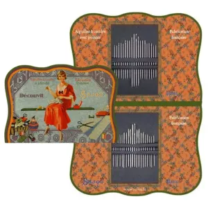 Needle Book - Seamstress in Red