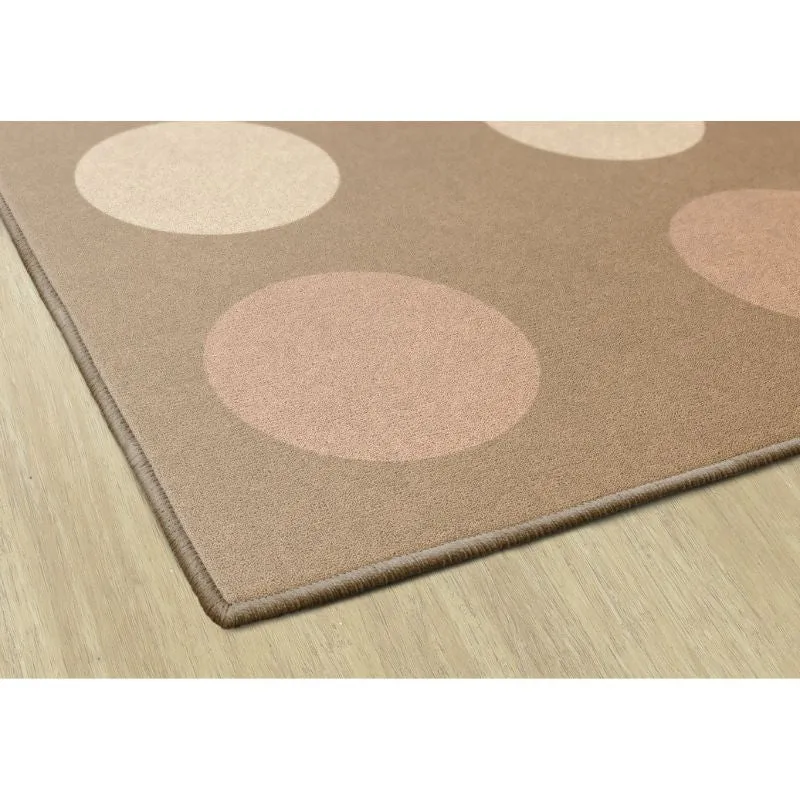 Neutral Color Criss Cross Seating Rug