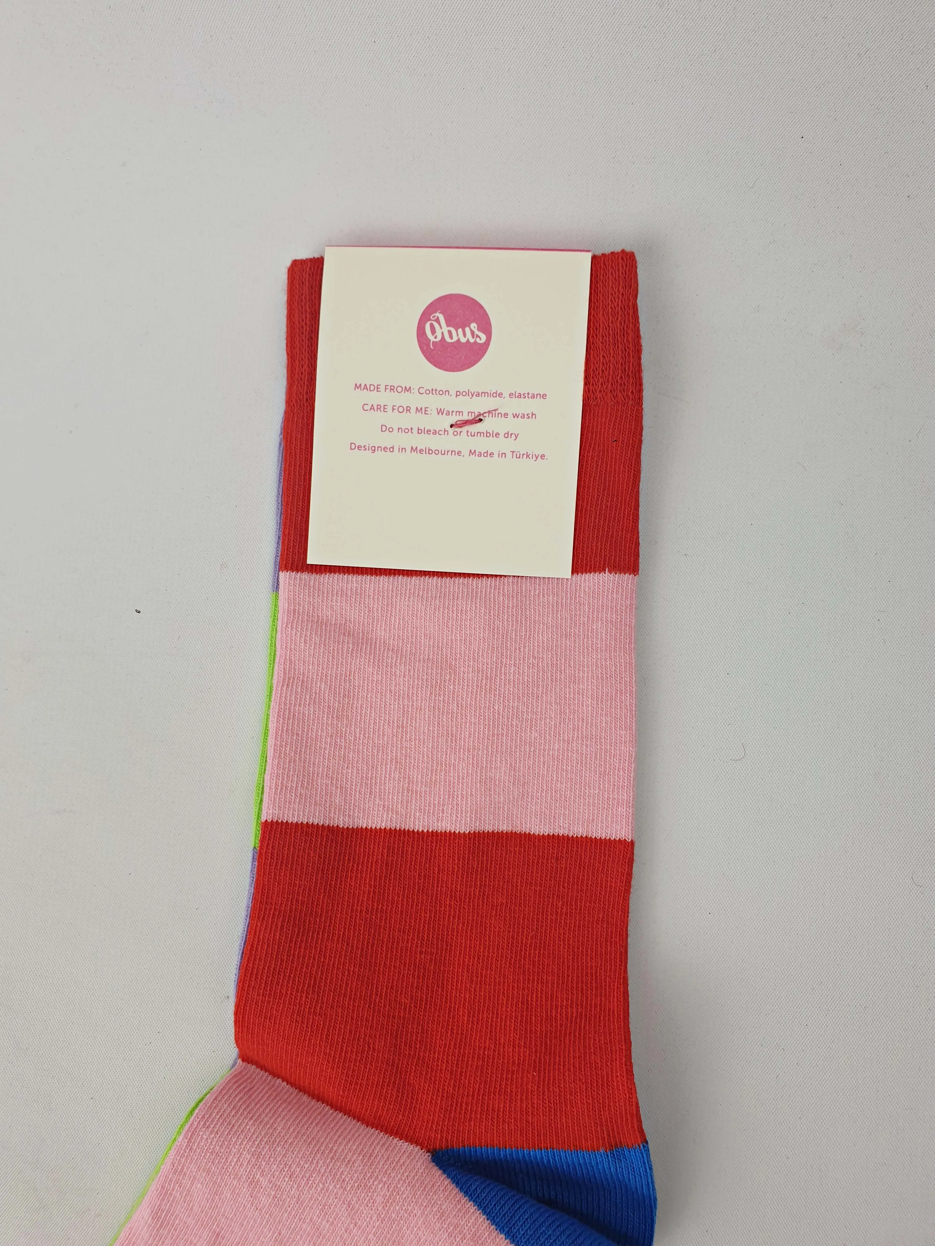 Obus colourful striped socks