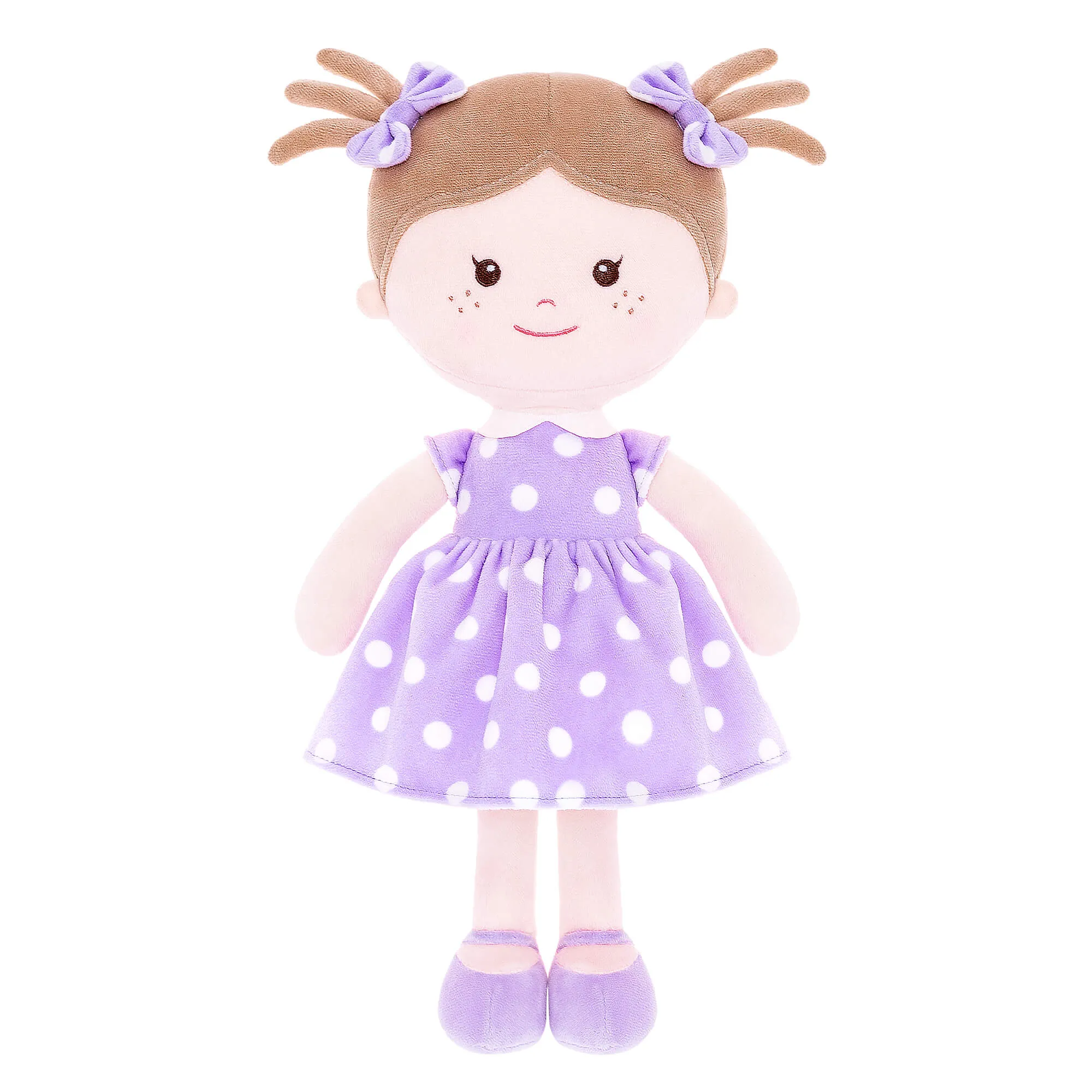 Onetoo 13-inch Baby Doll Girl Gifts Polka Dot Series Dolls Purple