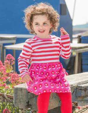 Organic Pop Flower Twirl Dress