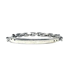 Oxidized Sterling Silver Wabi Sabi Bracelet