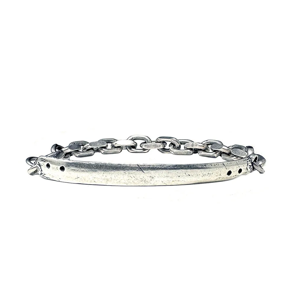 Oxidized Sterling Silver Wabi Sabi Bracelet