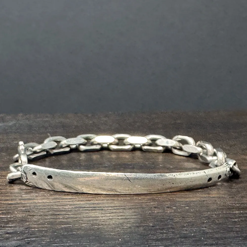 Oxidized Sterling Silver Wabi Sabi Bracelet