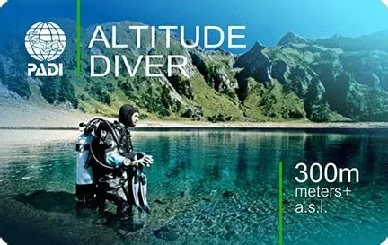 PADI Altitude Diver Certification