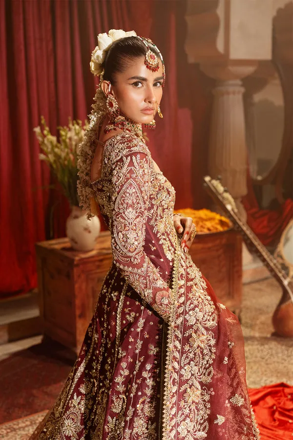 Pakistani Bridal Dress in Kameez and Gharara Style