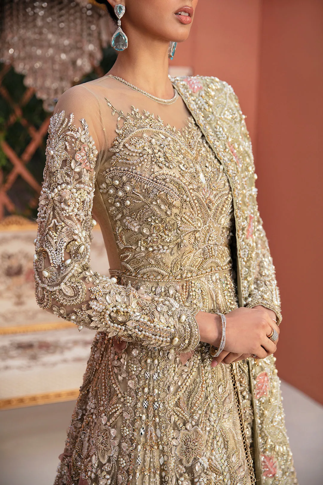 Pakistani Bridal Gown and Lehenga Dress for Wedding