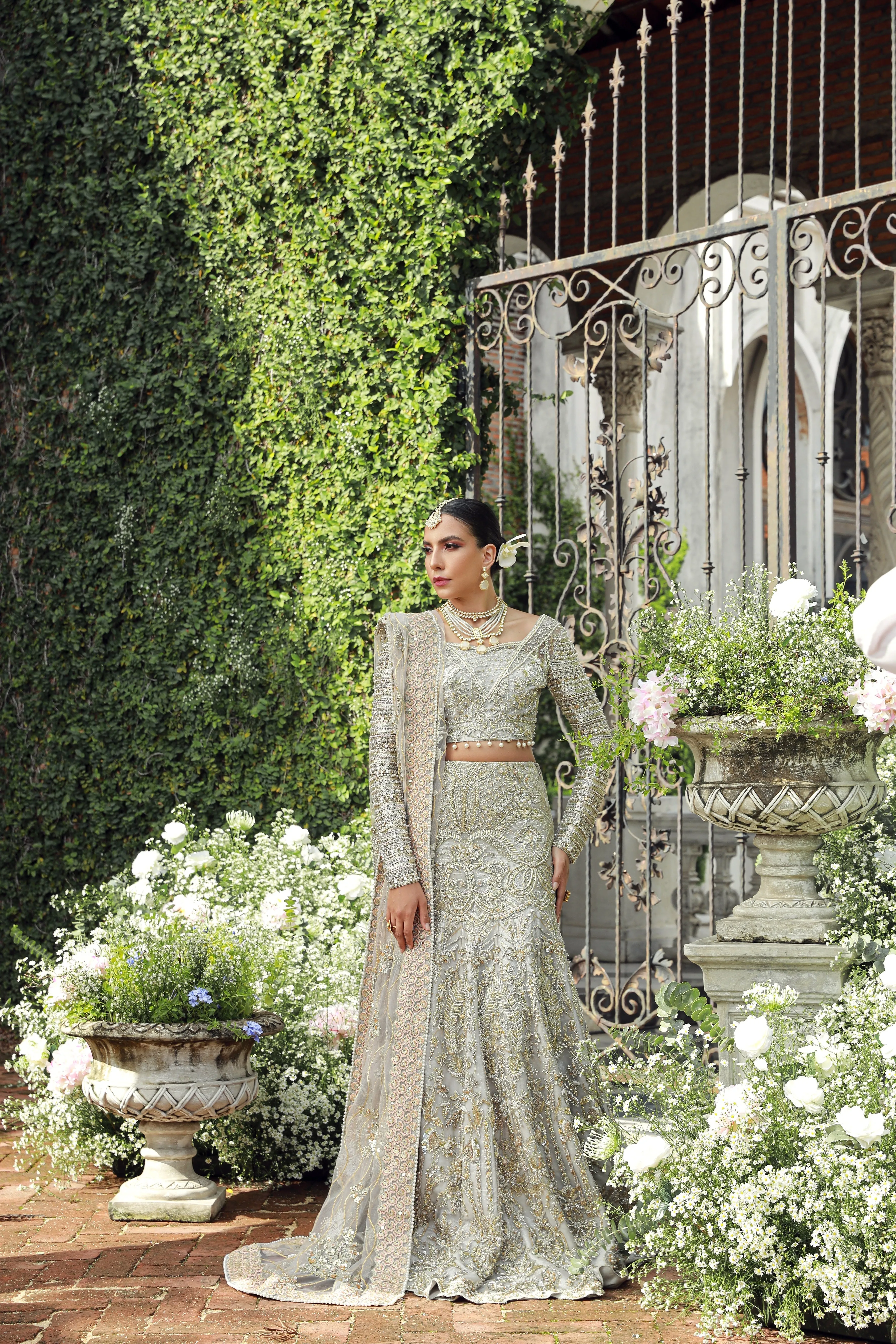 Pakistani Wedding Dress in Bridal Lehenga Choli Style