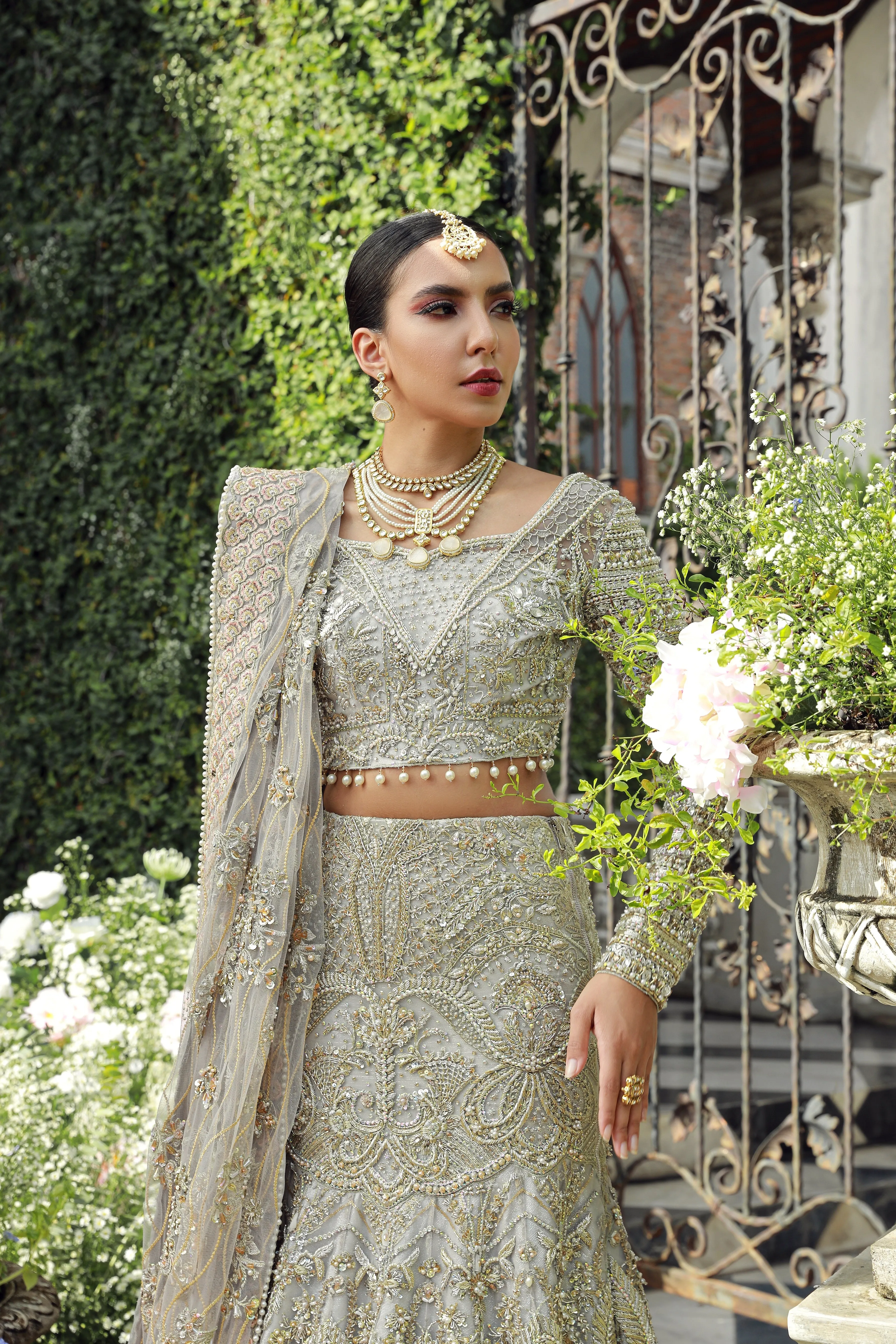 Pakistani Wedding Dress in Bridal Lehenga Choli Style