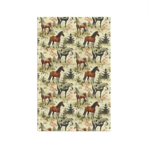 Pastoral Ponies Soft Tea Towel