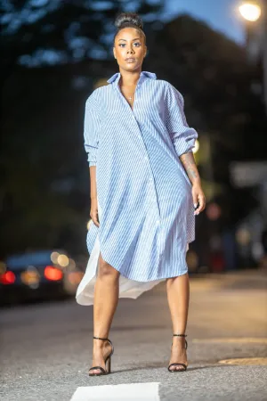 Peekaboo Shirt Dress