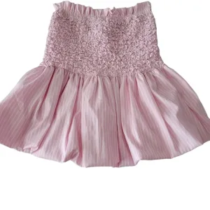Petersyn Easton Popcorn Bubble Striped Skirt Fuchsia Size XSmall