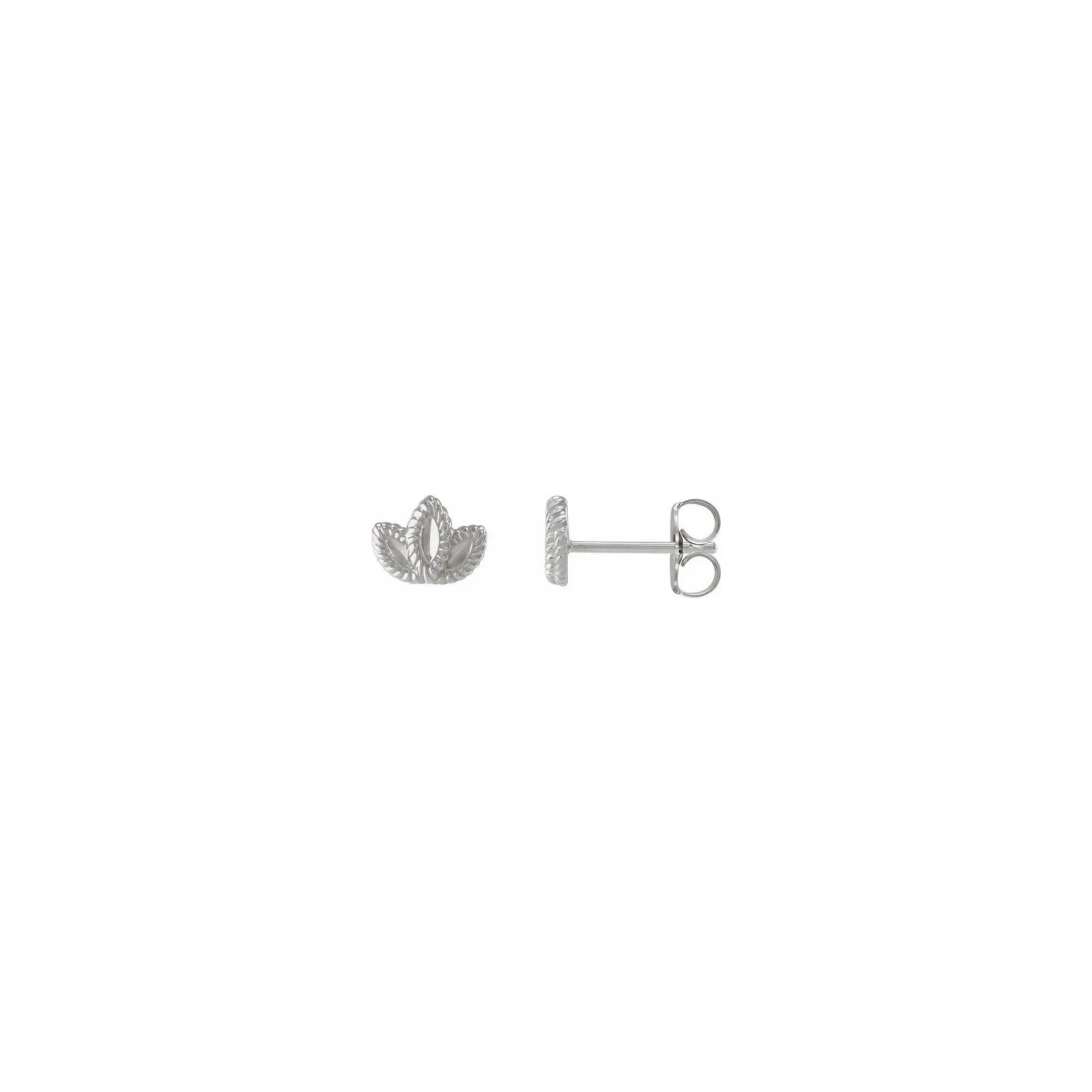 Petite Leaf Stud Earrings