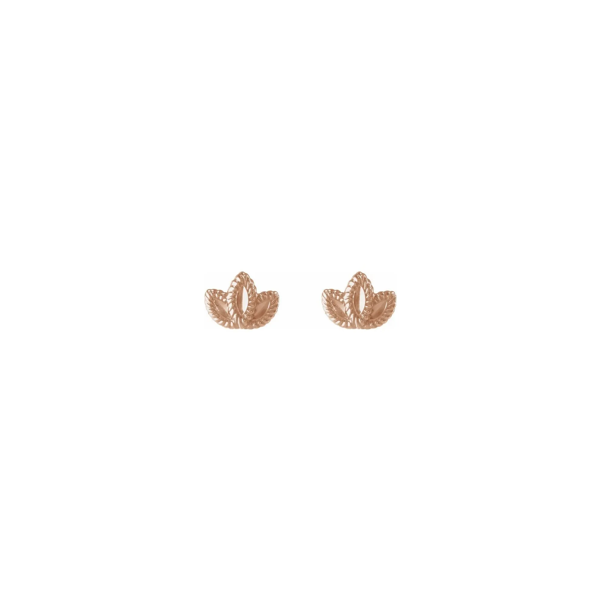 Petite Leaf Stud Earrings