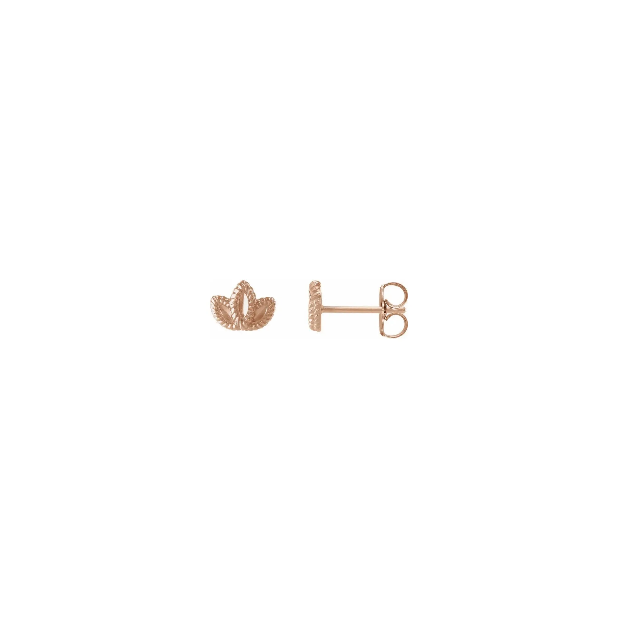 Petite Leaf Stud Earrings