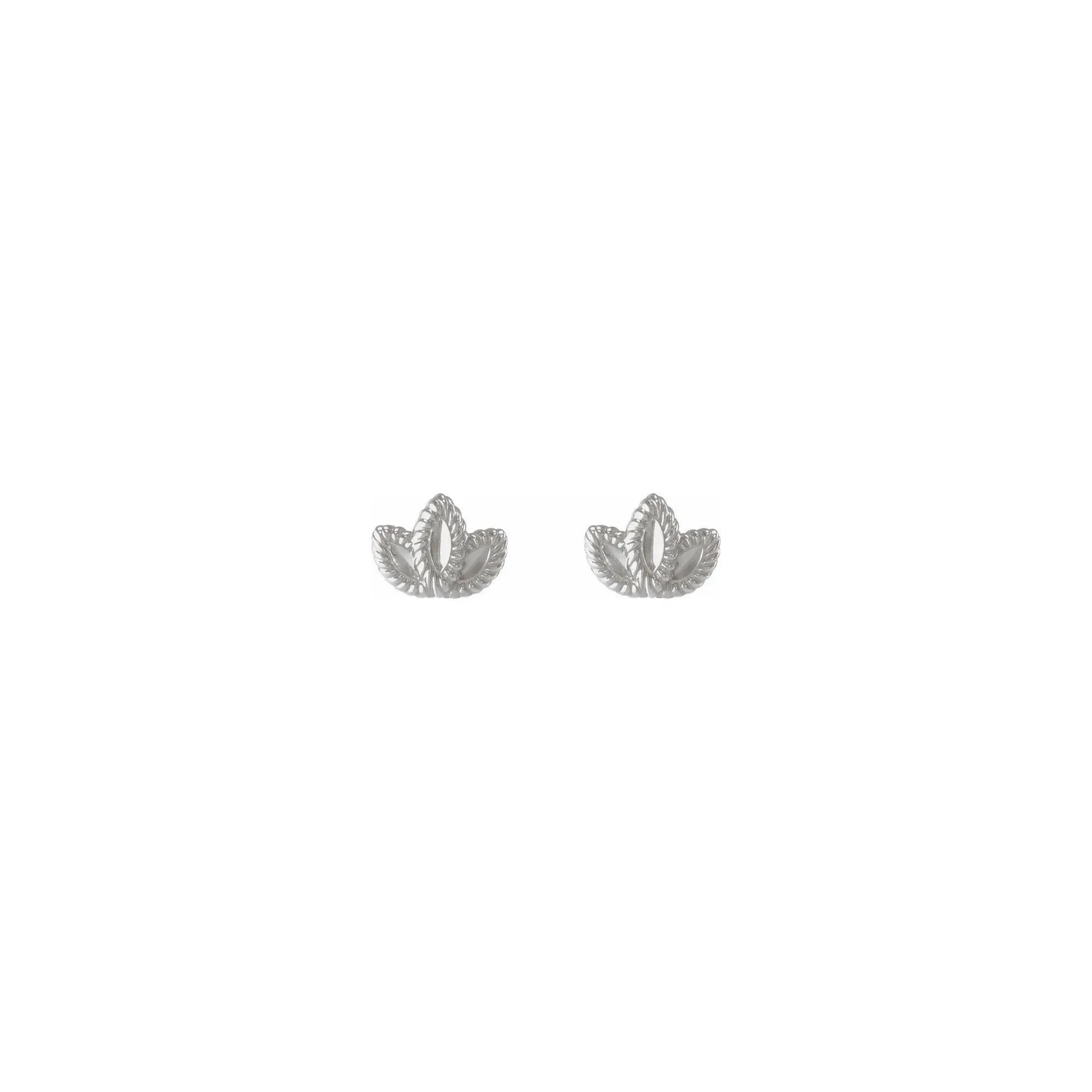 Petite Leaf Stud Earrings