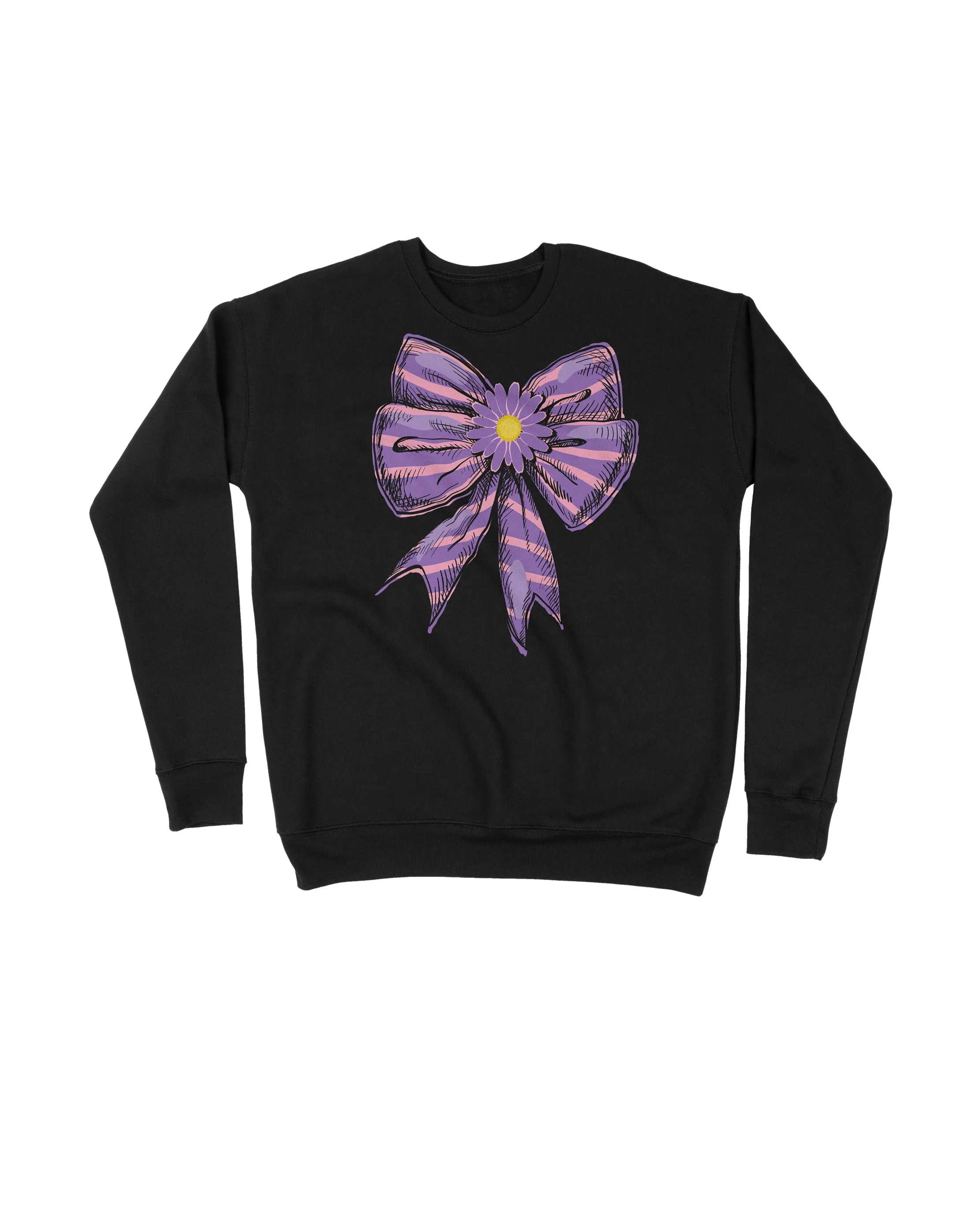 Pink Striped Bow