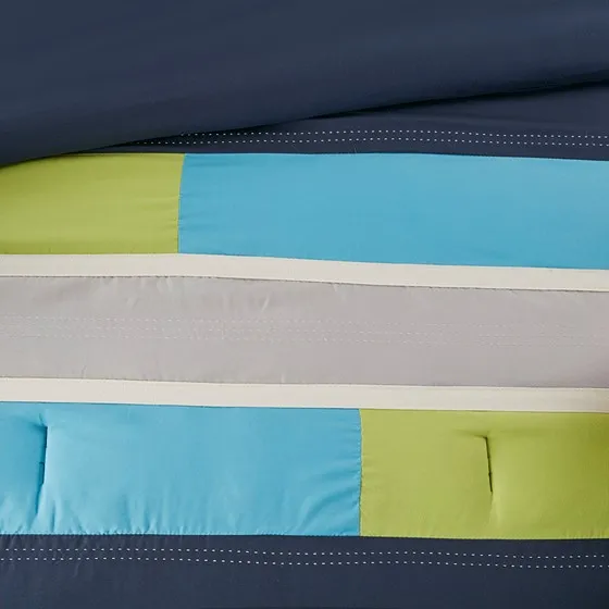 Pipeline Comforter Set (Navy)