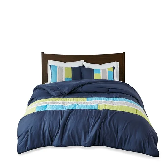 Pipeline Comforter Set (Navy)