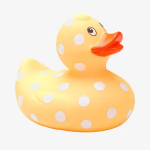 Polka Dot Rubber Ducky {Yellow}