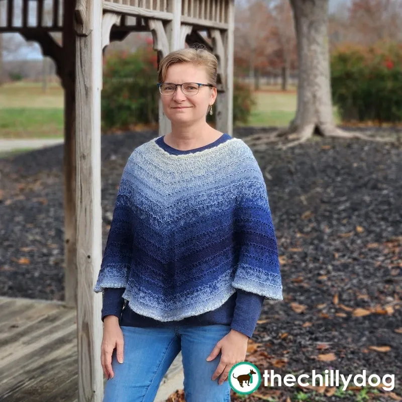 Poolhouse Poncho: Knitting Pattern PDF
