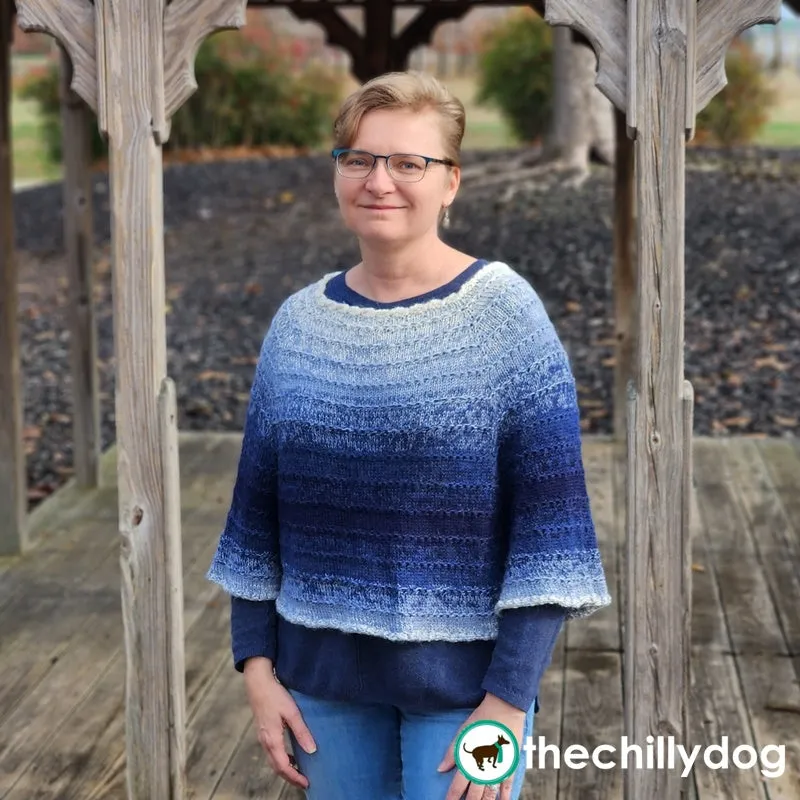 Poolhouse Poncho: Knitting Pattern PDF