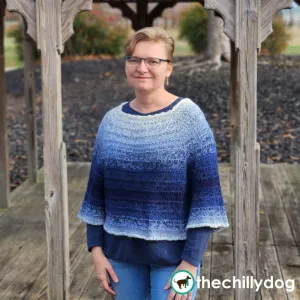 Poolhouse Poncho: Knitting Pattern PDF