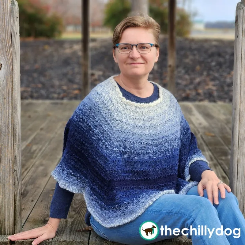 Poolhouse Poncho: Knitting Pattern PDF