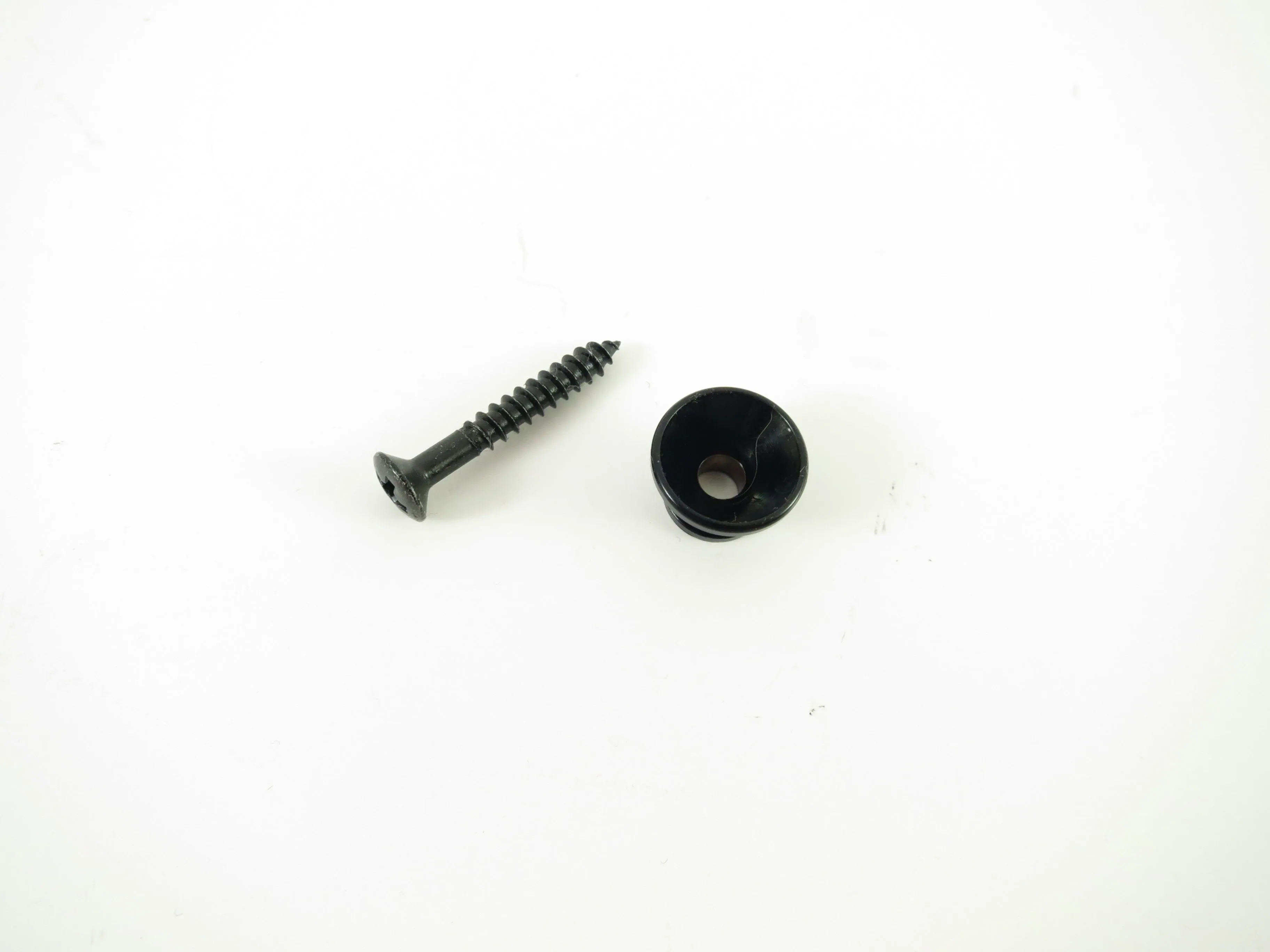 Profile Replacement Black End Pin Acoustic/Electric Guitar Strap Buttons with Screw